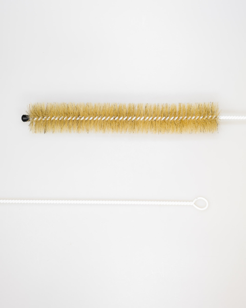 Heizkörperbürste lang / Naturborste kräftig, mit Kappe und Öse